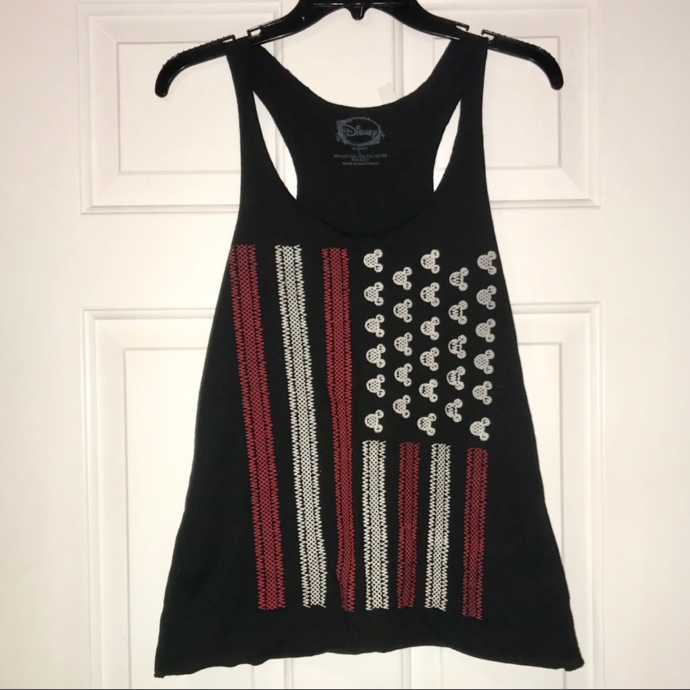 Mickey Mouse American Flag Tank Top